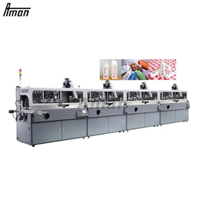 Vollautomatische Multi -Farb -Plastikflaschen Seidenbildschirmdruckmaschine
