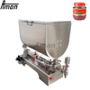 Abfüllmaschine mit Trichter für Pasten-Sahne-Sauce-Flüssigkeit